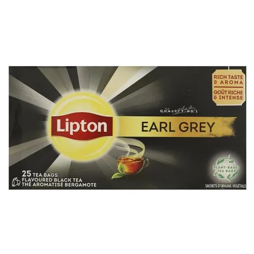 TE EARL GREY LIPTON X 25 UNI