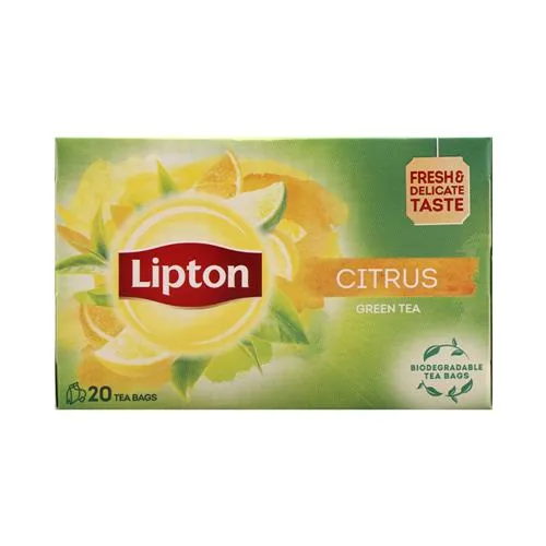 TE CLEAR GREEN CITRUS LIPTON X 20 UNI